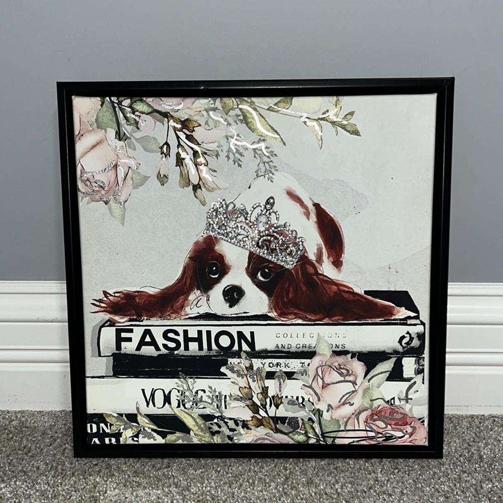 So Cavalier Puppy Picture Decor